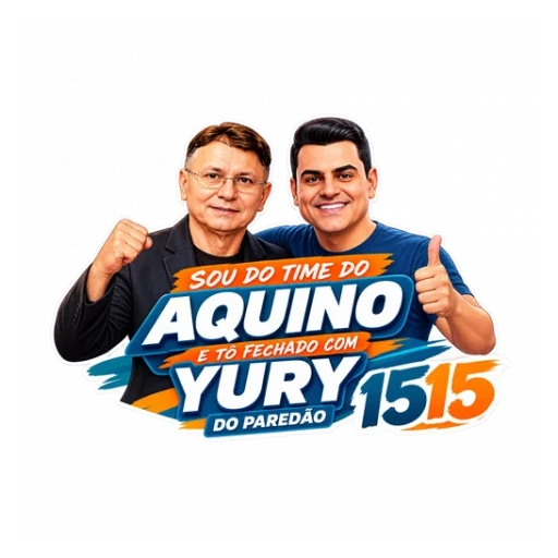 Figurinha Aquino + Yury